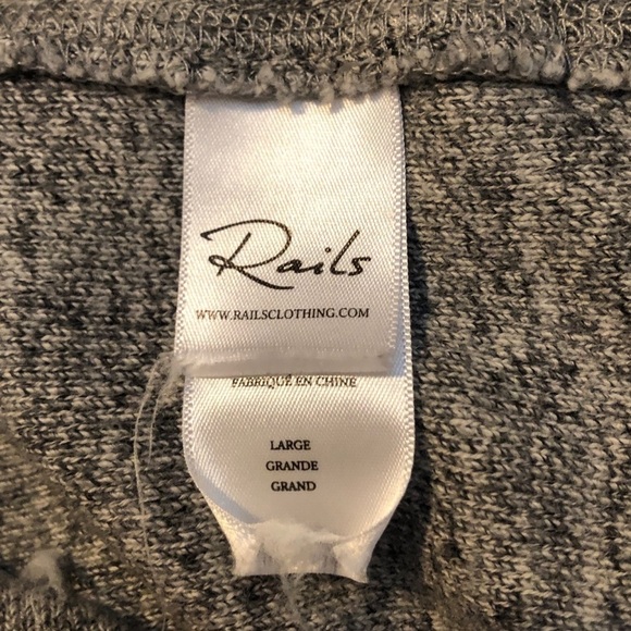 Rails Kennedy Heather Grey Crewneck Sweatshirt - Picture 5 of 7